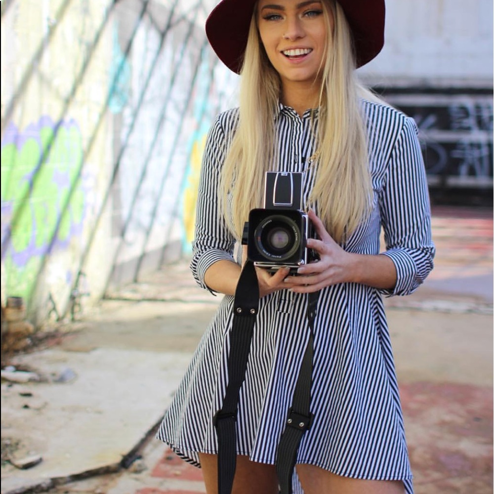 Pin stripped dress